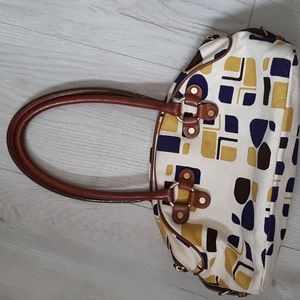 Leather  fabric bag